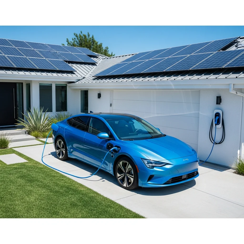 Borne de recharge solaire : recharger sa voiture avec ses panneaux photovoltaïques