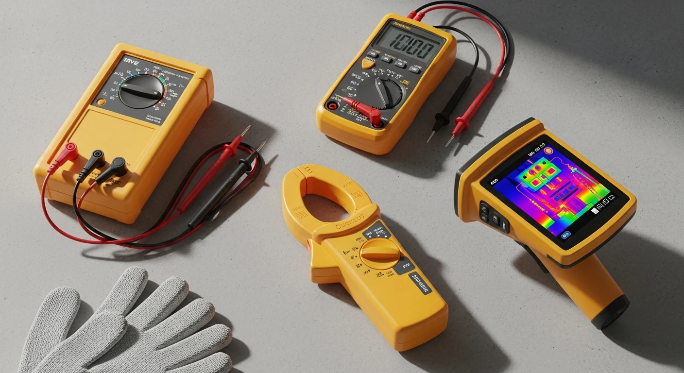 Outillage électricien VE/IRVE : guide complet (6 familles, 4 profils)