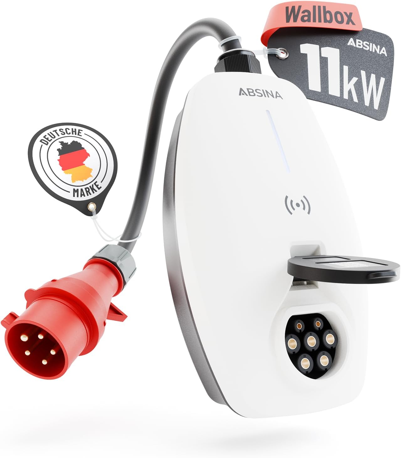 Test ABSINA 11 kW triphasée : avis wallbox tri sous 300 €