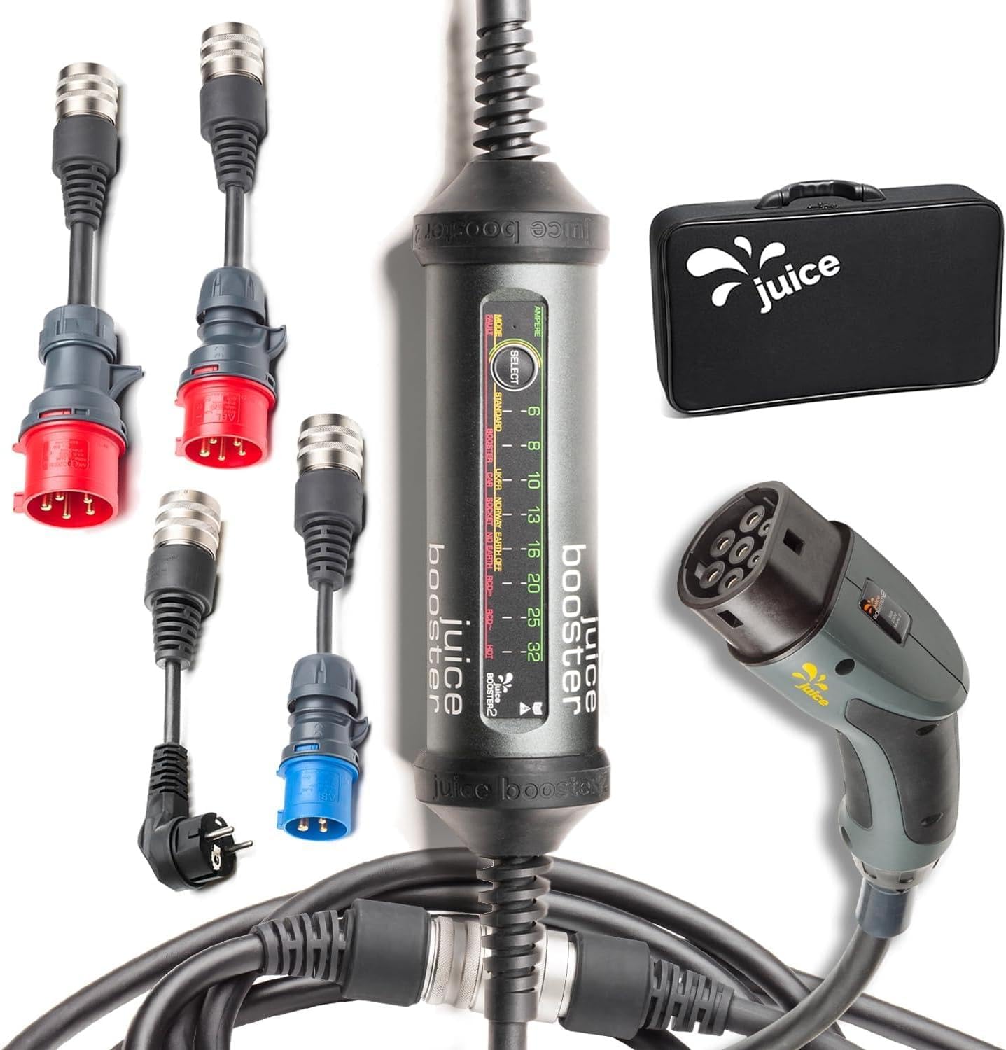 Juice Booster 2 chargeur mobile premium IP67 pack adaptateurs Europe