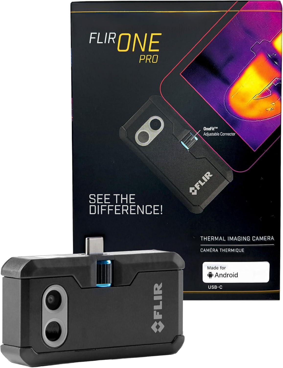 FLIR ONE Pro Gen 3 USB-C Lightning smartphone
