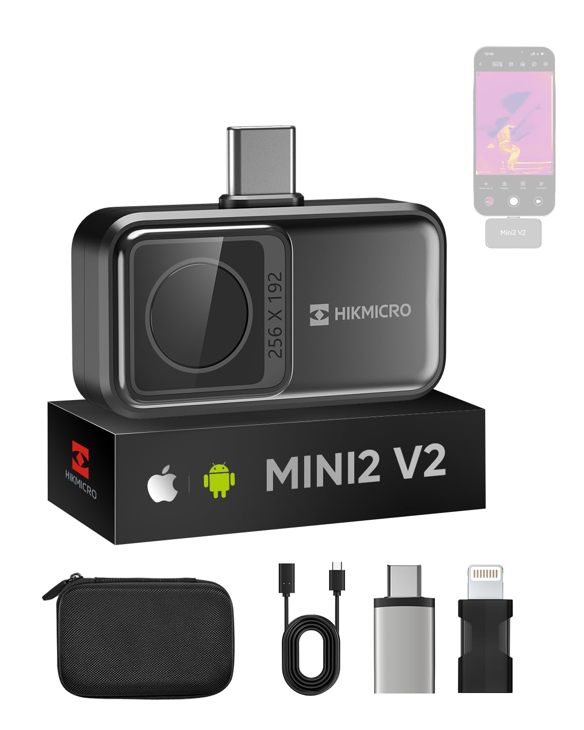 Hikmicro Mini2 caméra thermique hybride écran intégré