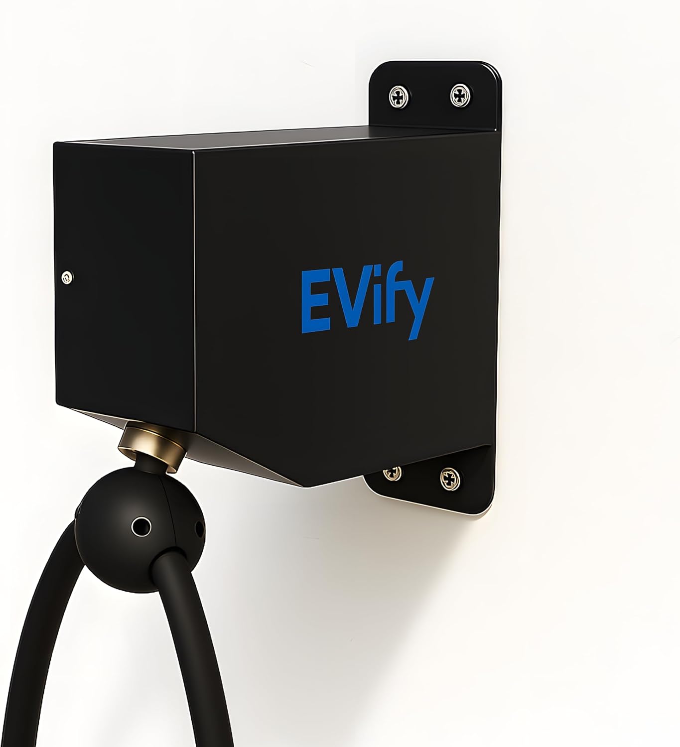 EVify enrouleur rétractable automatique Type 2 montage mural boîtier acier
