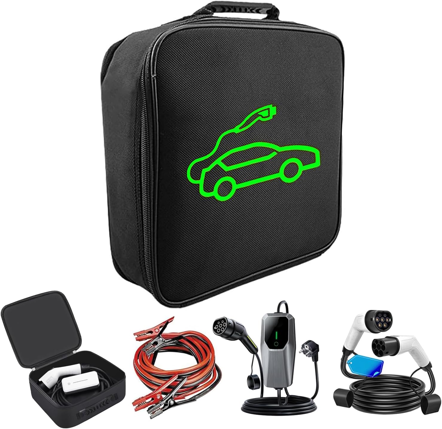 LOTHID sac de rangement câble recharge EV nylon 1680D imperméable Type 2 Type 1
