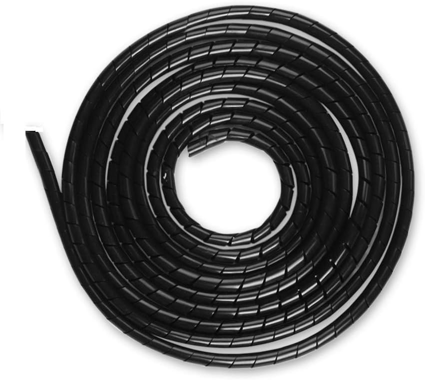 AGPTEK gaine spirale flexible kit câble rangement universel polyéthylène