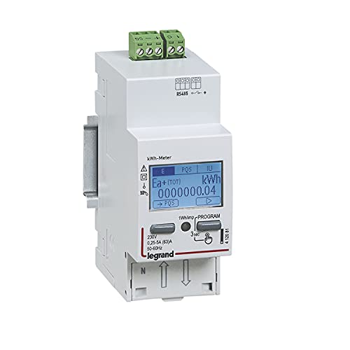 Compteur Legrand EMDX3 monophasé KNX Modbus rail DIN
