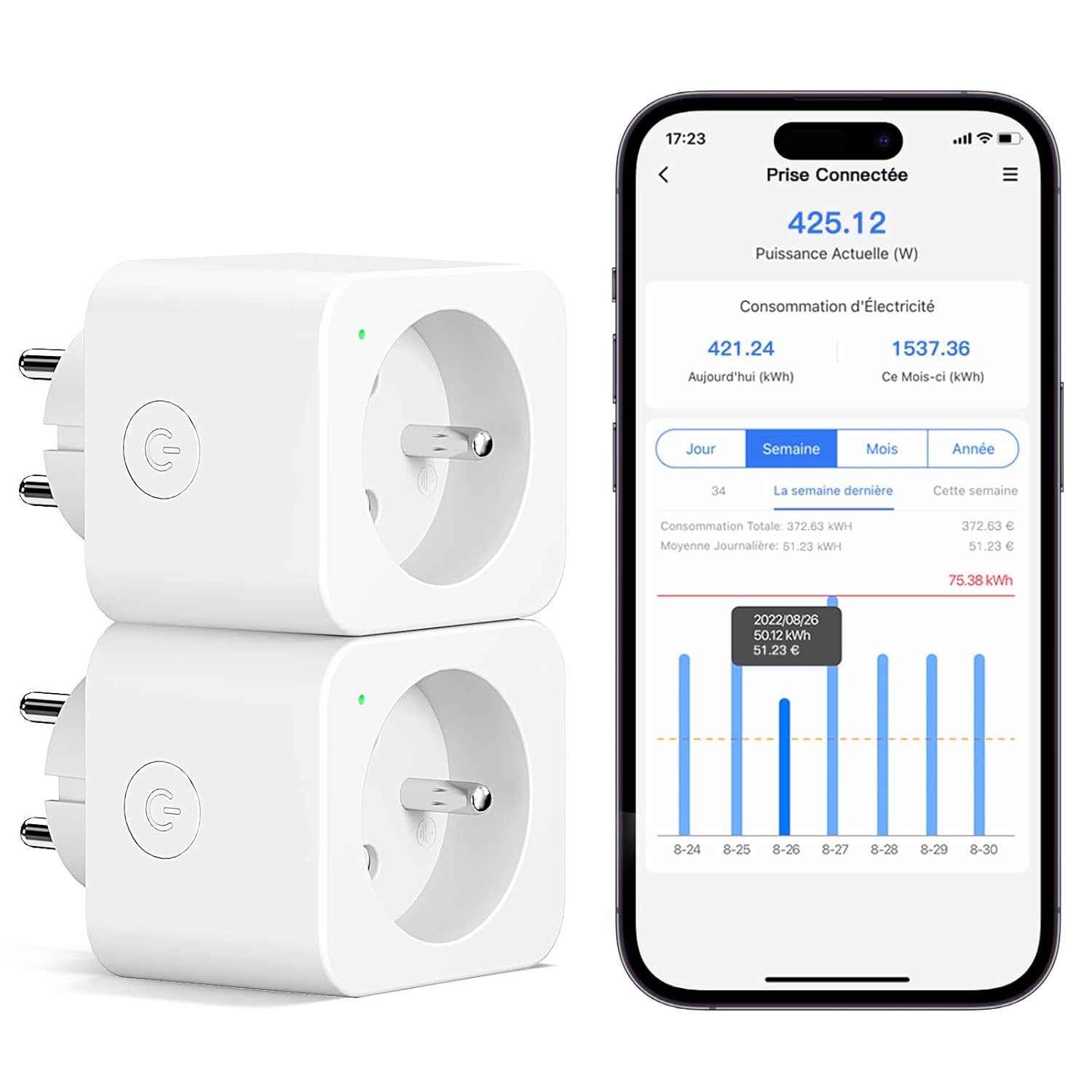 Meross MSS310 prise intelligente Apple HomeKit Siri Alexa