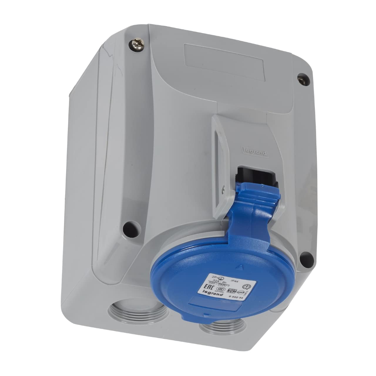 Prise P17 32A monophasée IP44 Hager Legrand recharge voiture electrique