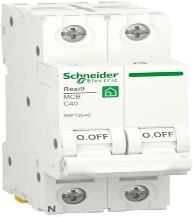 Disjoncteur magnétothermique 40A courbe C Schneider Resi9 tableau