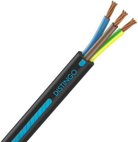 Câble U-1000 R2V 3G6 cuivre 25m alimentation prise P17 recharge VE