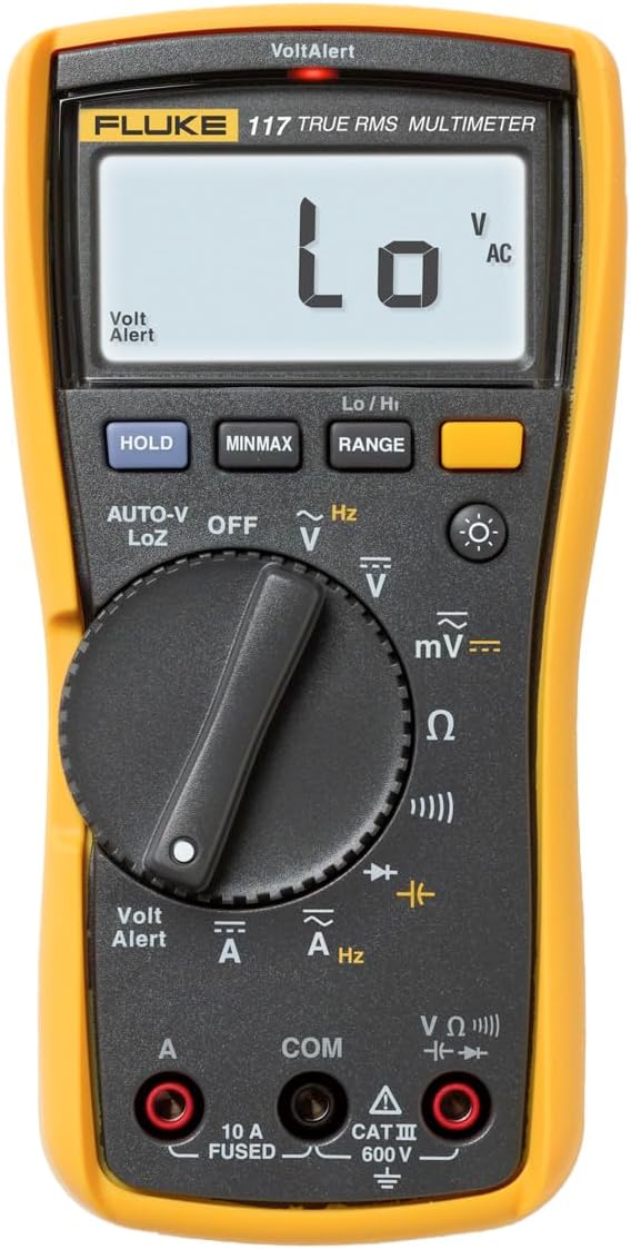 Fluke 117 multimètre compact CAT III LoZ VoltAlert électricien résidentiel