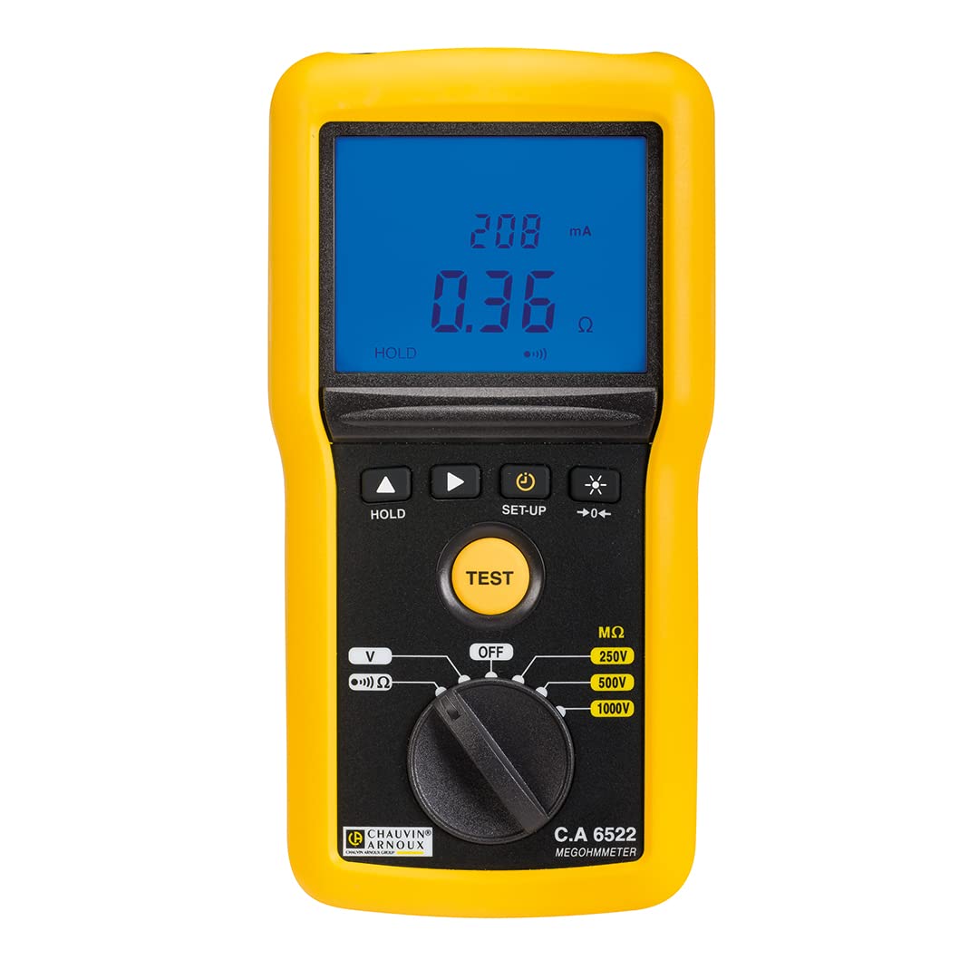 Chauvin Arnoux CA6526 testeur d'isolement français 5 tensions 1000V IRVE