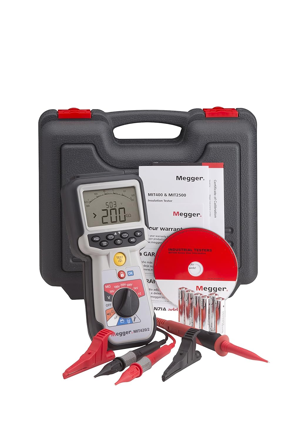 Megger MIT420/2 testeur d'isolement 1000V portable IRVE