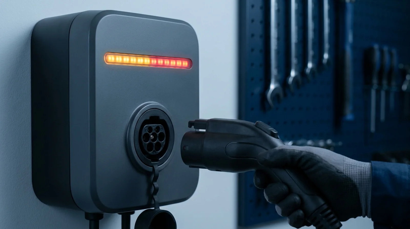 Mesure de la tension d'alimentation au tableau d'une borne de recharge Easee