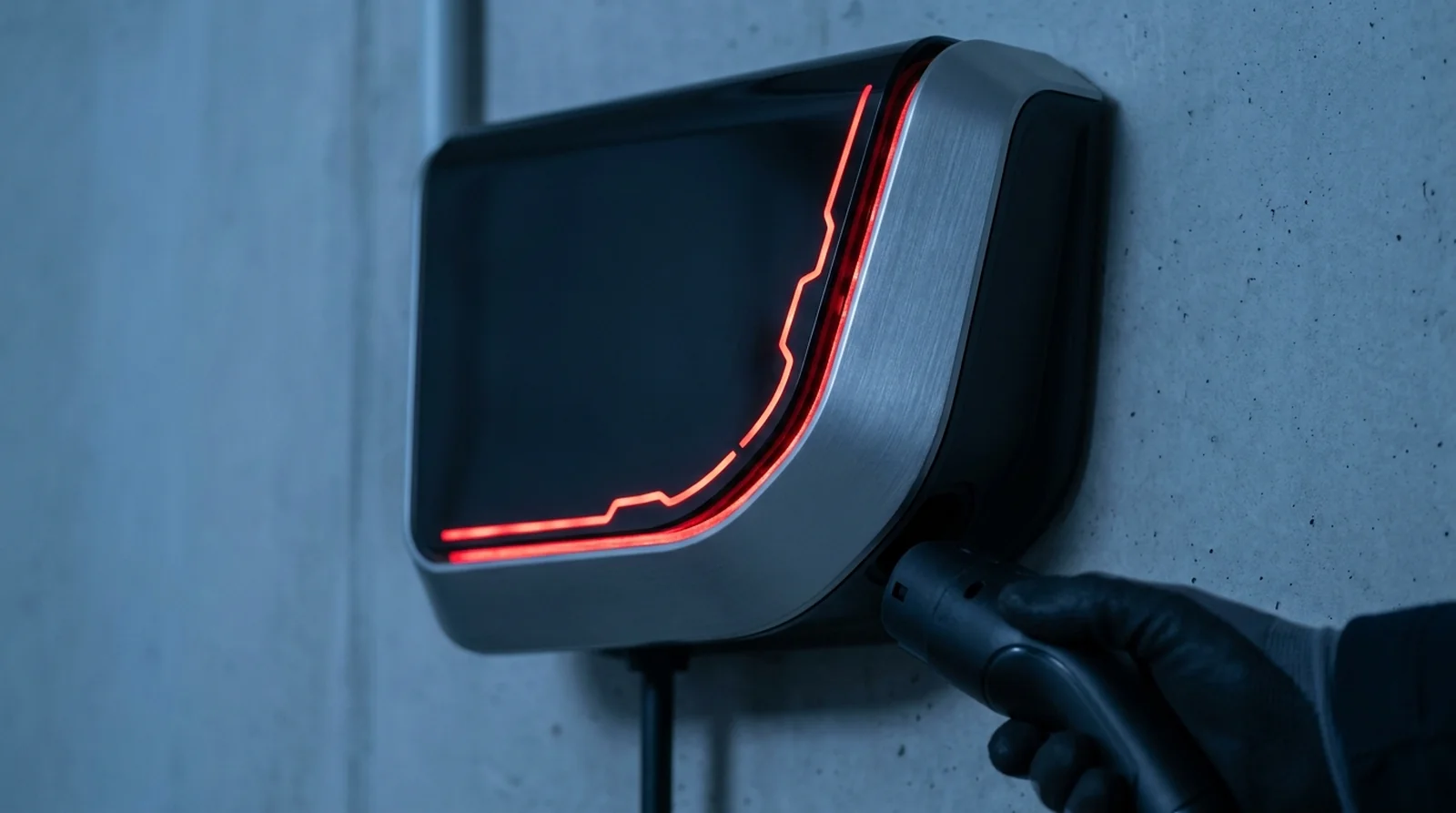 Prise renforcée Legrand Green'up access et cordon de recharge mode 2 dans un garage