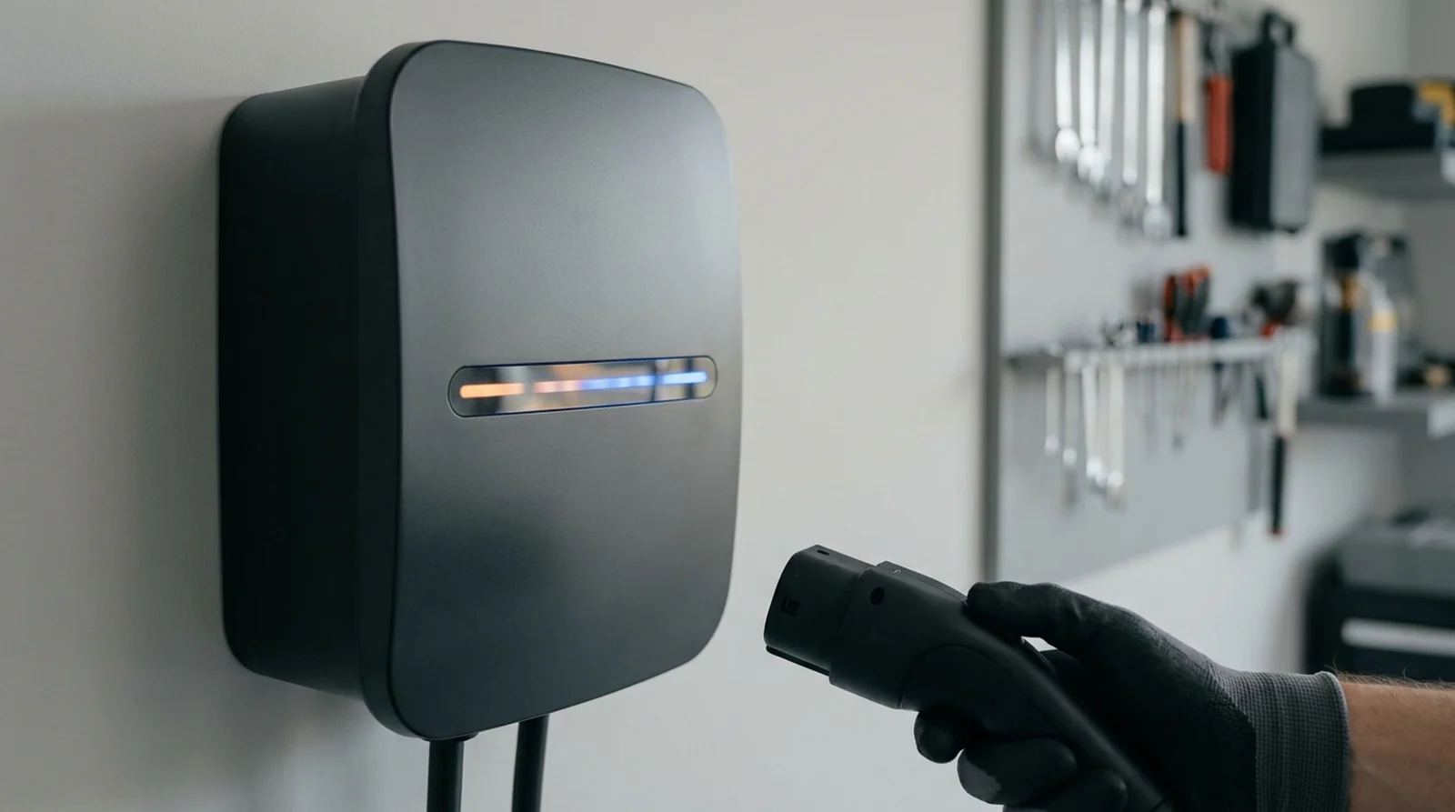 Tesla Wall Connector dans un garage éloigné de la box internet, connexion Wi-Fi perdue