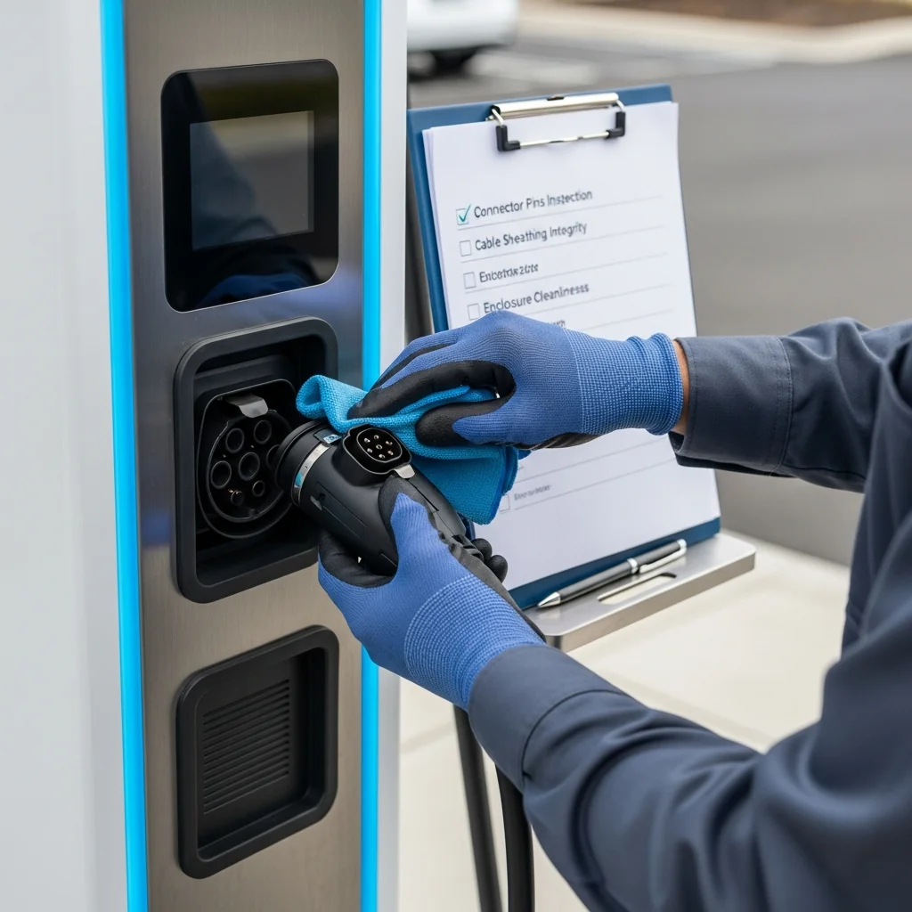 Entretien de borne de recharge